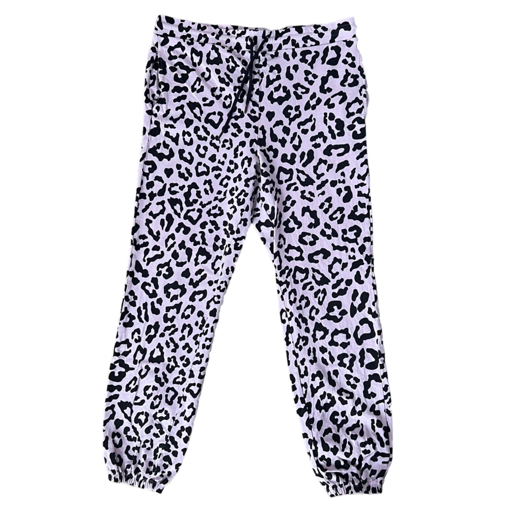 Beach Riot x Revolve Banded Sweatpants Leopard Print - Picture 2 of 6